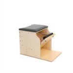 Egypedálos alacsony szék - balti nyírfa, fekete - Kép 4