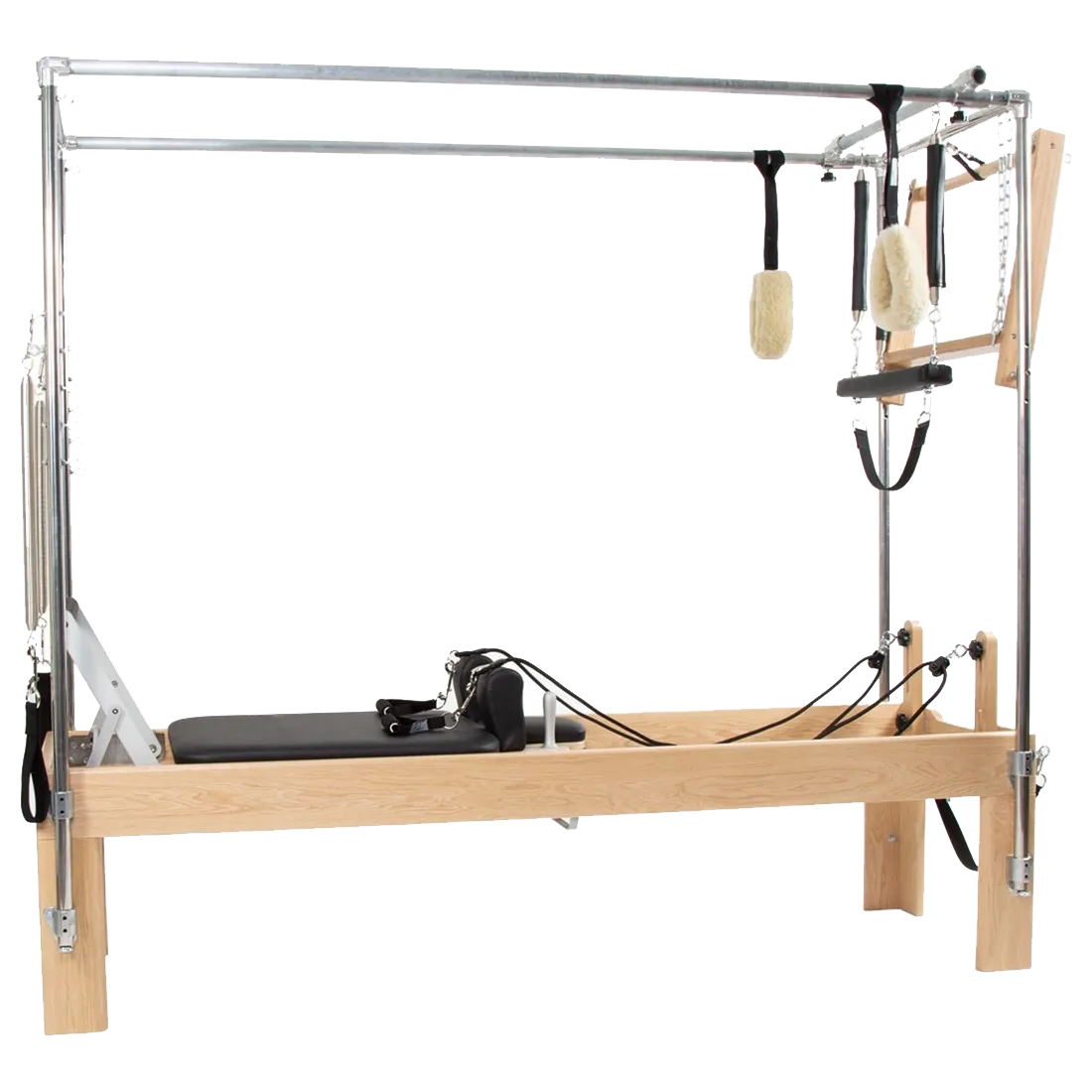 peakpilates.hu - cadillac 1 Artistry™ Átalakítható bútor kötéllel - Bükk, Fekete - Kép 1