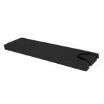 Emelt platformú szőnyeg, fekete