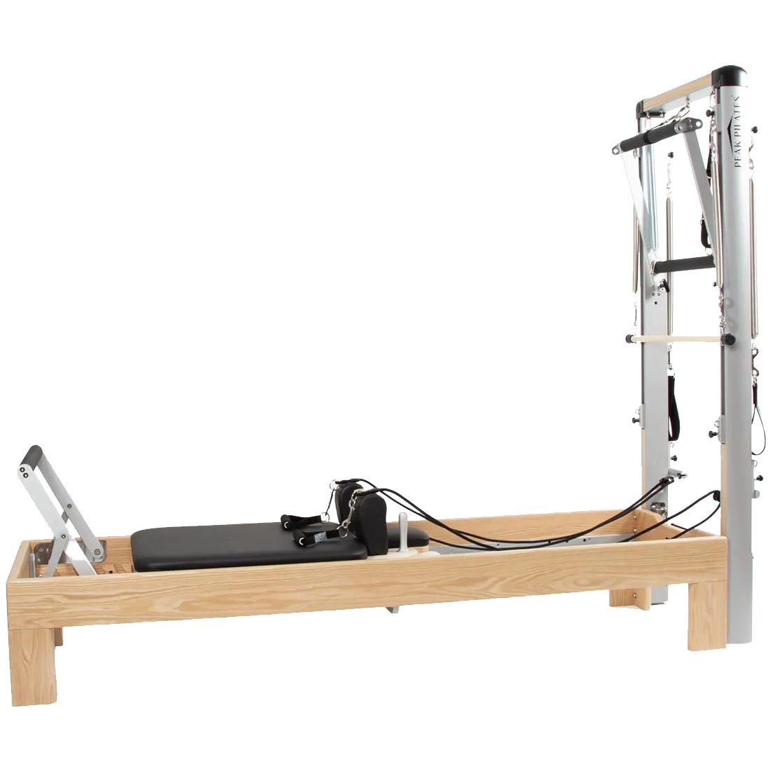 peakpilates.hu - fa - toronyrendszer Artistry™ FWS kötéllel - Bükk, Fekete - Kép 1