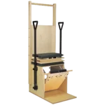 Osztott pedálos magas/alacsony kombinációs szék - balti nyír, fekete