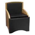 Wunda székpárnák, fekete