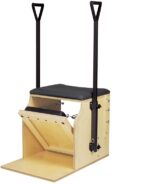 Egypedálos alacsony szék fogantyúkkal és konzolokkal - balti nyírfa, fekete - Kép 2